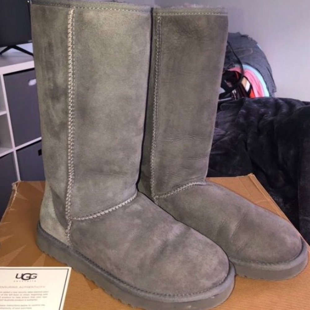 COPY - UGG Tall Grey Boot - Size: 8